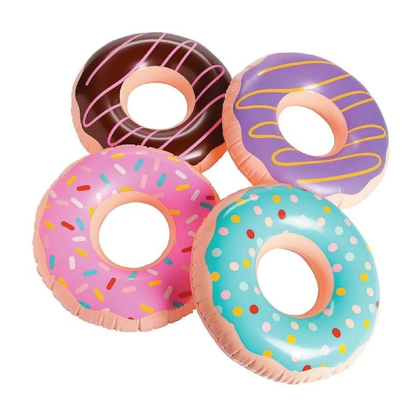 Inflatable Donut 38cm Assorted