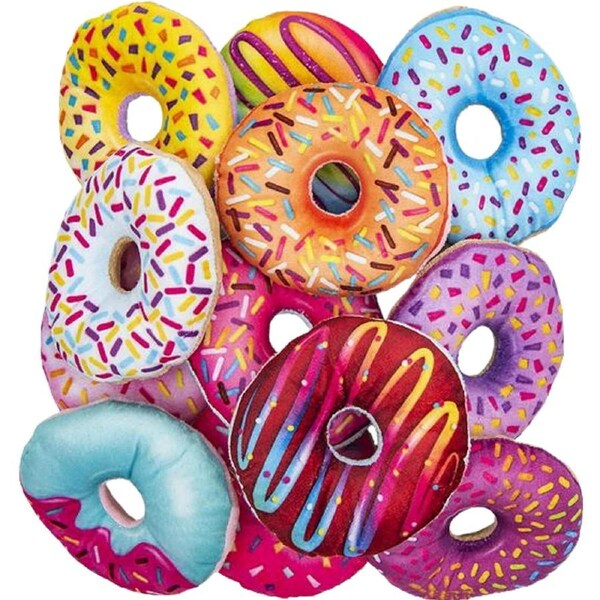 Assorted Plush Donuts (Pack of 12)