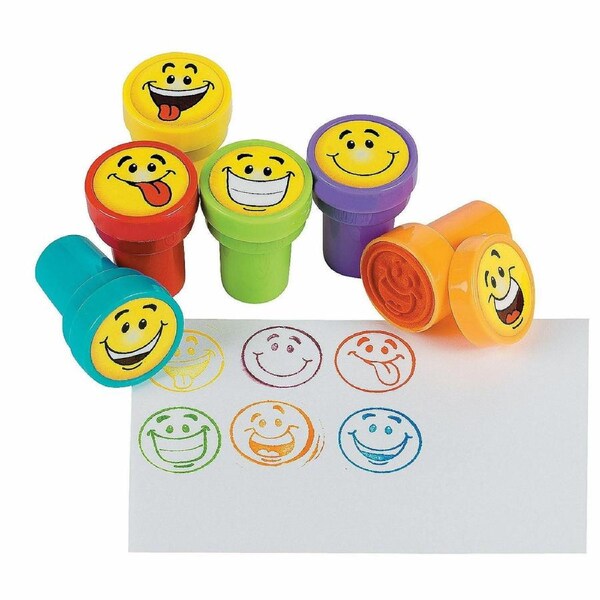 Emoji Smiley Face Stamps (Pack of 6)
