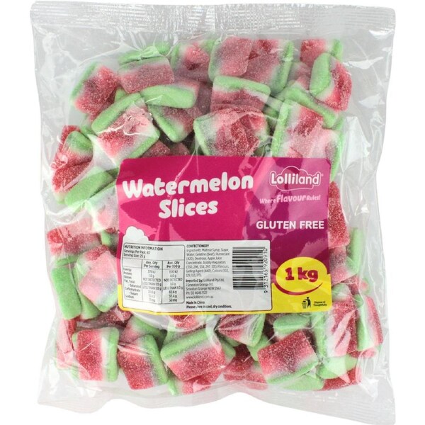 Watermelon Slice Lollies (1kg Bag)