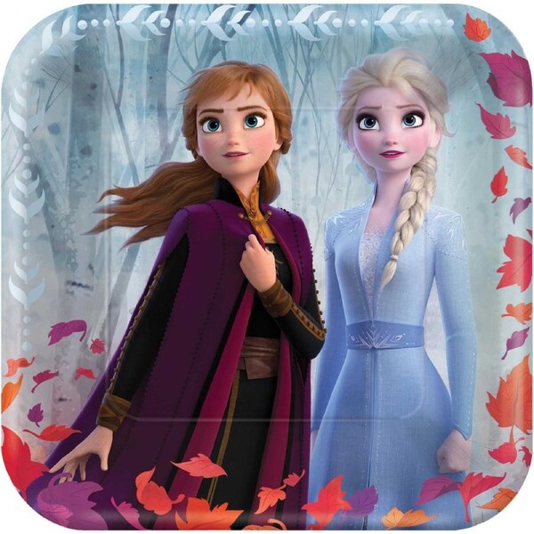 Frozen 2 Large Paper Plates (Pack of 8)