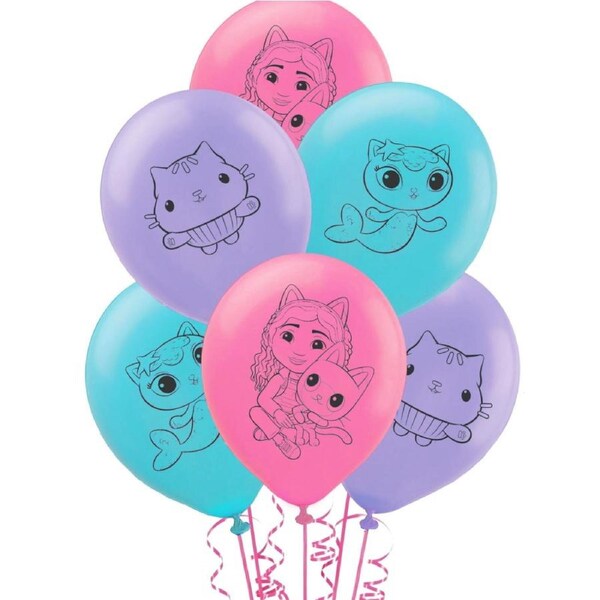 Gabby's Dollhouse Balloons (Pack of 6)