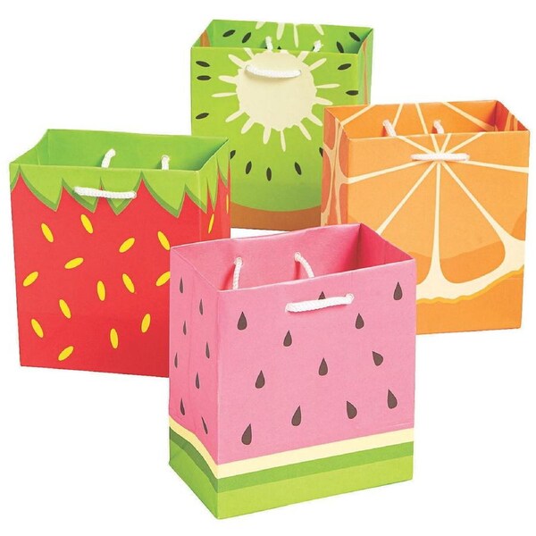 Tutti Frutti Gift Bags 11.5cm (Pack of 12)