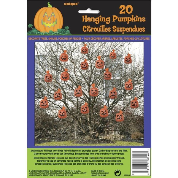 Hanging Pumpkin Bags (Pack of 20)