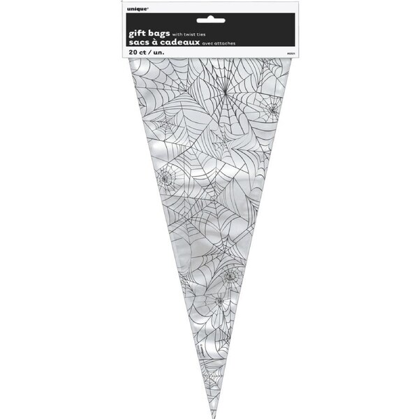 Spider Web Cello Treat Bags (Pack of 20)