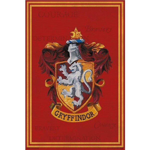 Harry Potter Gryffindor Crest Poster