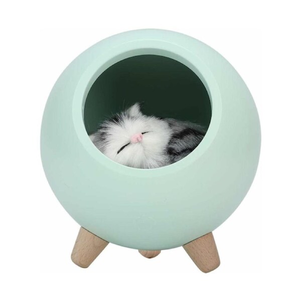 JOYBUY Cute Cat LED Night Lamp for Kids, Bedside Lamp with Dimming Control