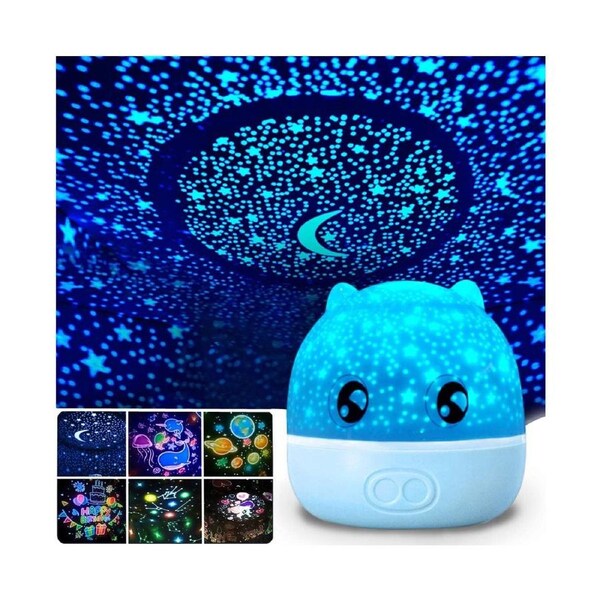 Projector Night Light, Sea World Starry Sky Rotating LED