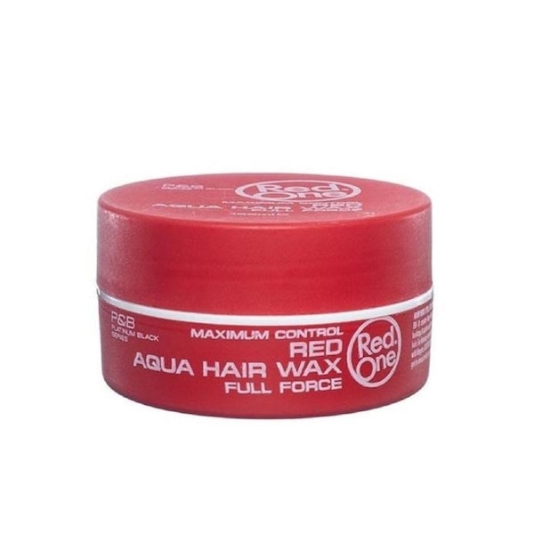 3x RedOne Aqua Hair Wax Red 150ml