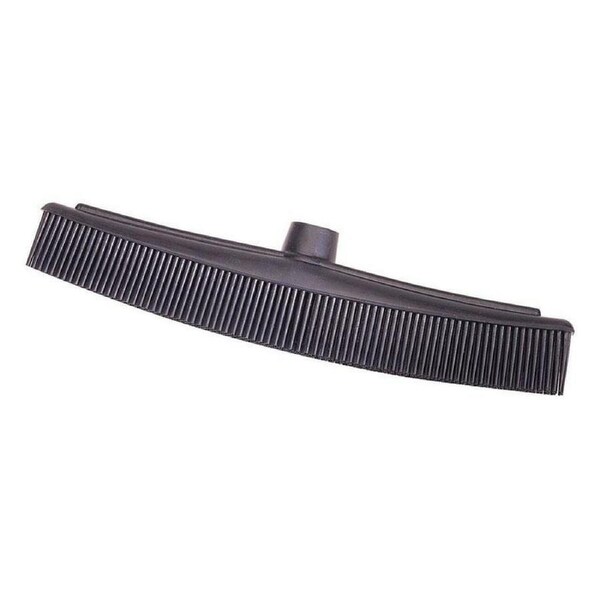 3x Salon Anti-Static Rubber Broom Head