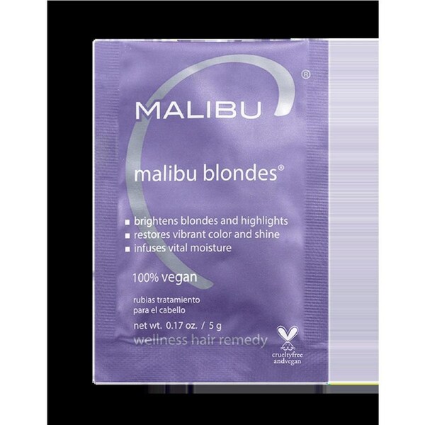 3x Malibu C Blondes Hair Treatment 5g