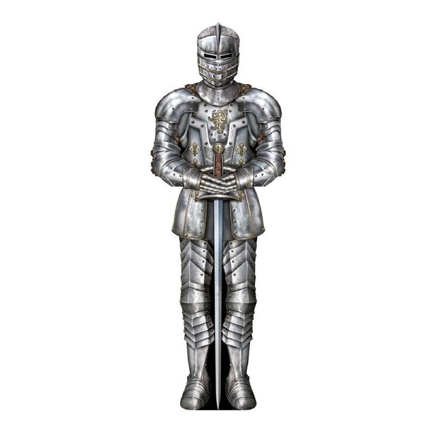 Medieval Knight Suit of Armour Cutout 92cm