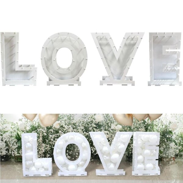 Love Balloon Mosaic Frame