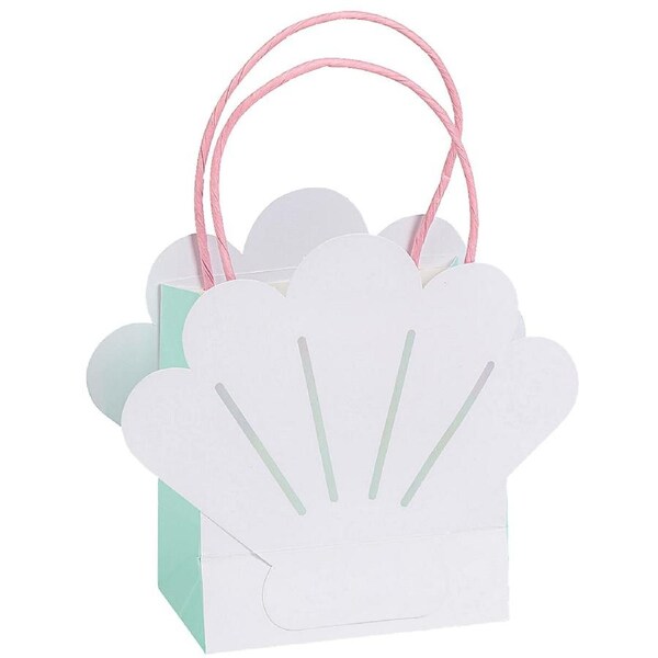 Medium Shell Paper Gift Bags (Pack of 12)