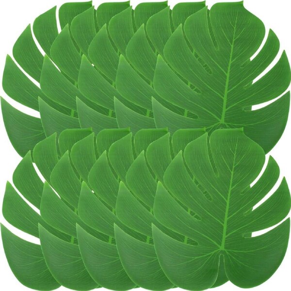 Artificial Tropical Palm Leaves 35cm (Pack of 12)
