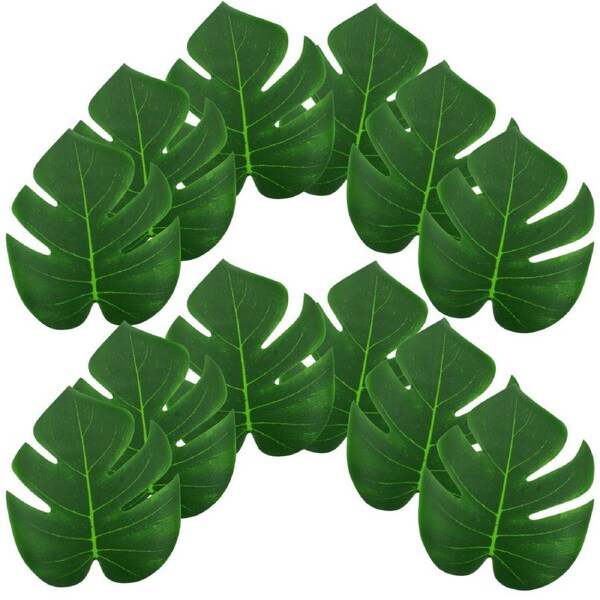 Artificial Tropical Palm Leaves 20cm (Pack of 12)