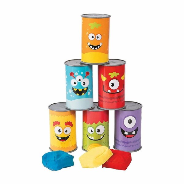 Monster Can Toss Game