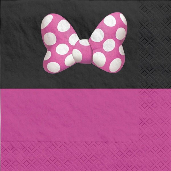 Minnie Mouse Forever Large Napkins / Serviettes (Pack of 16)