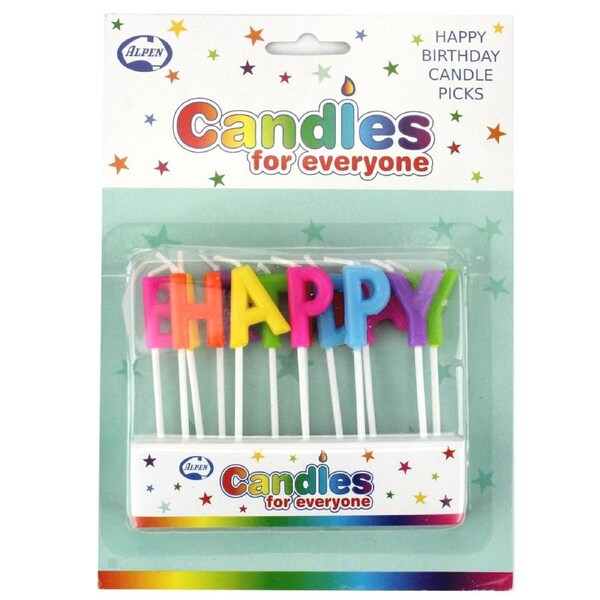 Happy Birthday Candles (Pack of 13)