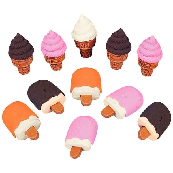 Ice Cream Erasers (Pack of 24)