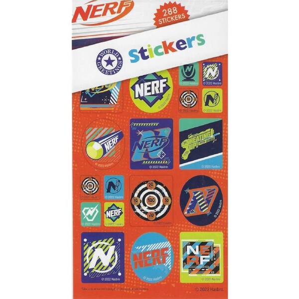 Nerf Sticker Book (12 Sheets)