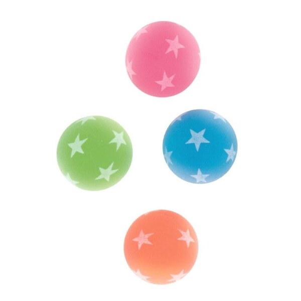 Glow In The Dark Bounce Balls (Pack of 8)
