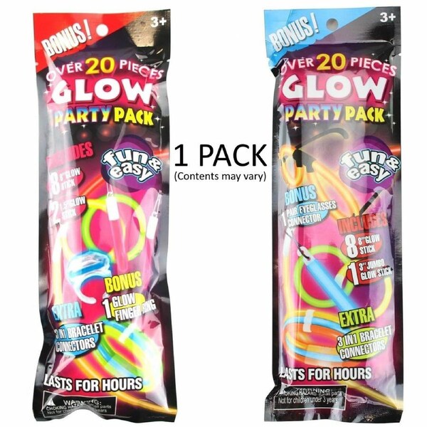 Glow Stick Party Pack Assorted