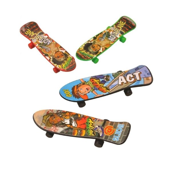 Plastic Skateboards (Pack of 4)