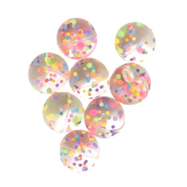 Confetti Bounce Balls (Pack of 8)