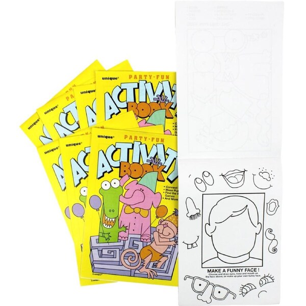 Kids Animal Activity Pads (Pack of 8)