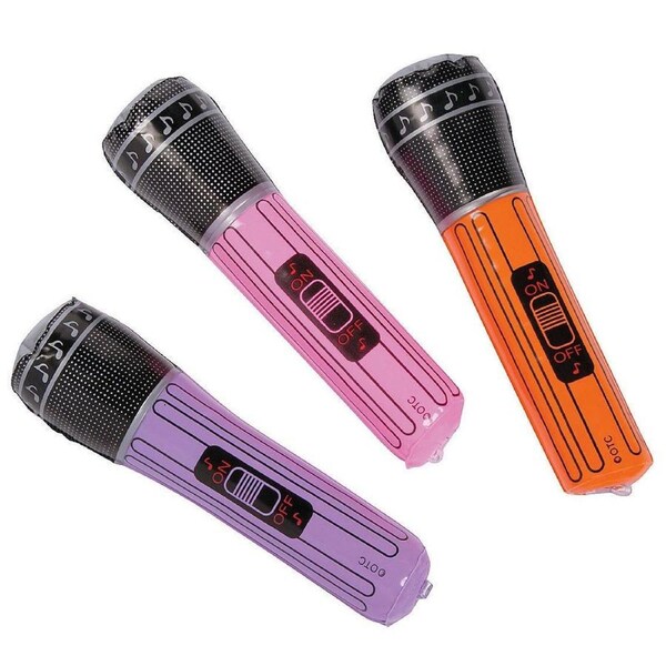 Inflatable Microphone Assorted