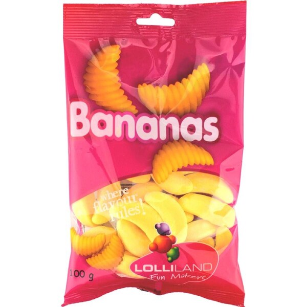 Banana Lollies (100g)