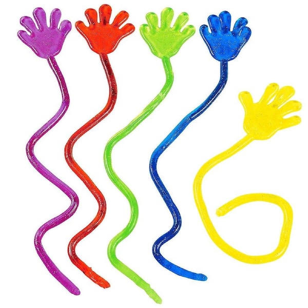Mini Glitter Sticky Hands (Bulk Pack of 72)
