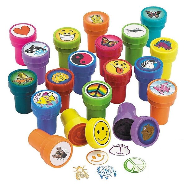 Assorted Kids Stamps (Pack of 50)