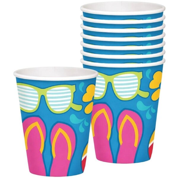 Summer Splash Paper Cups (Pack of 18)
