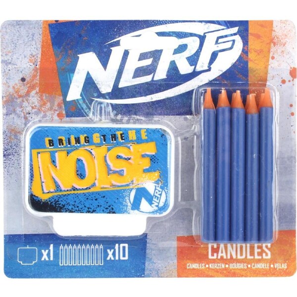 Nerf Birthday Candle Set (11 Piece)