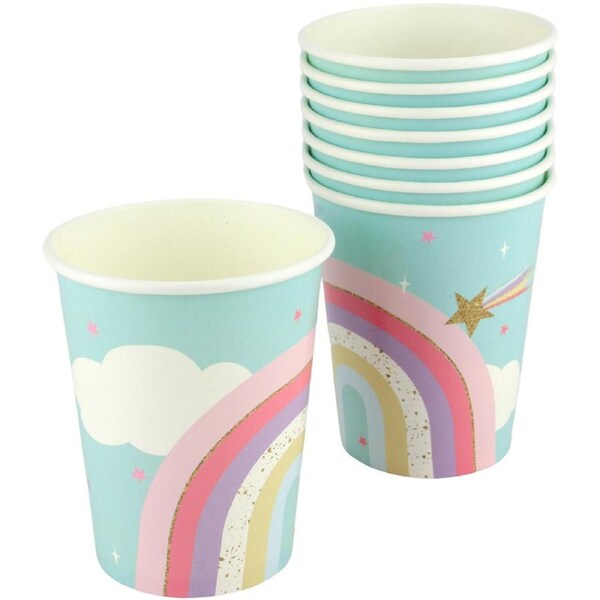 Rainbow Dreams Paper Cups (Pack of 8)