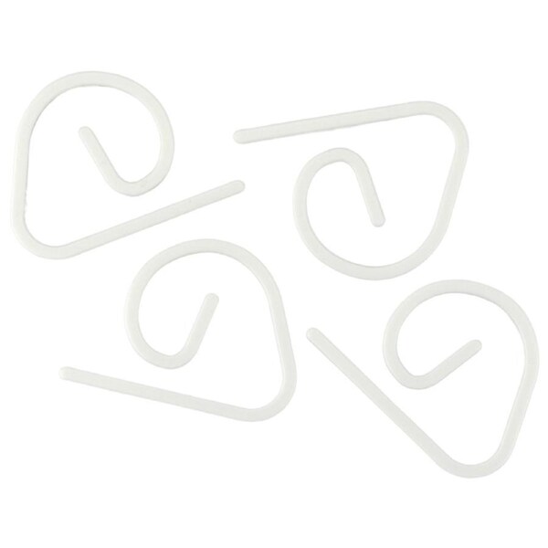 White Plastic Tablecloth Clips (Pack of 4)