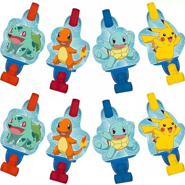 Pokemon Classic Party Blowers (Pack of 8)