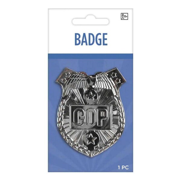 Police Cop Plastic Badge