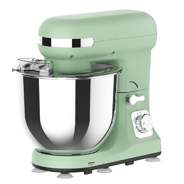 Advwin 6.5L Stand Mixer, 6-Speed Green Electric Food Mixer, Food Processor