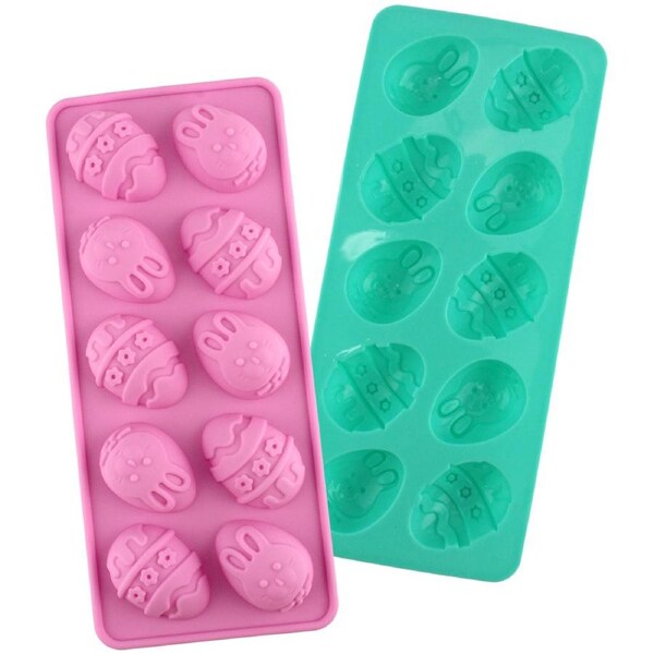 Easter Egg Silicone Mould (10 Pieces)