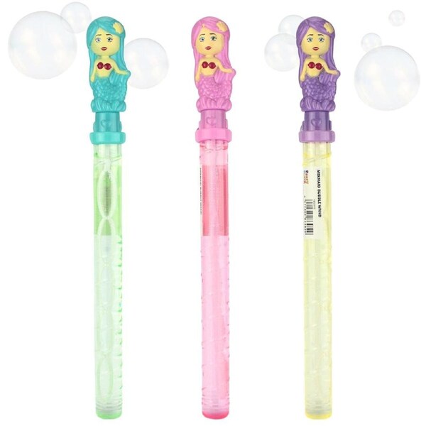 37cm Mermaid Bubble Wand Assorted