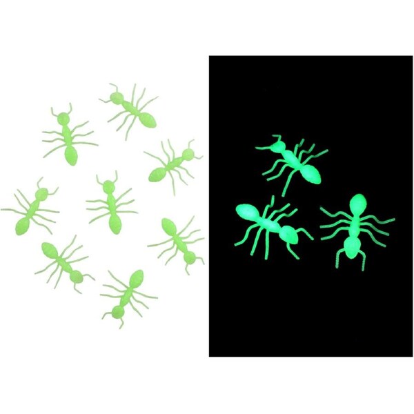 8Pcs Glow in the Dark Ants