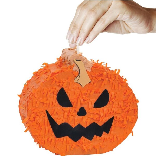 Pumpkin Mini Pinata Decoration 16cm