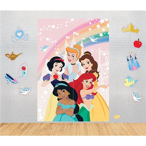 Disney Princess Scene Setter With Photo Props