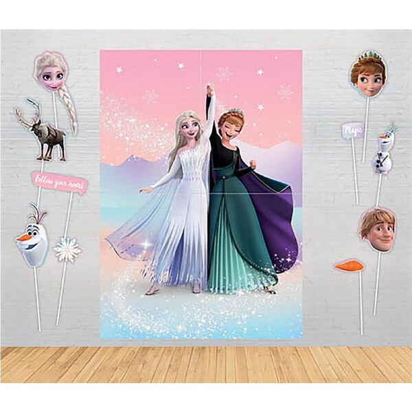 Disney Frozen Scene Setter With Photo Props