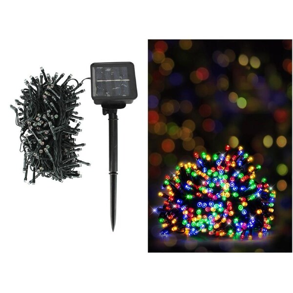 240 Multicolour LED 7 Function Solar Fairy Lights 11.9m