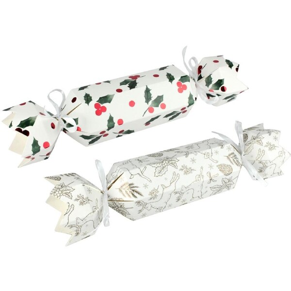 Festive Christmas Bon Bons Boxes (Pack of 4)