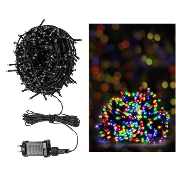 400 Multicolour LED 7 Function Fairy Lights 19.95m